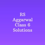 Logo of RS Aggarwal Class 6 Solution android Application 